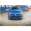 Maxton - Street Pro Lame Du Pare-Chocs Avant Volkswagen Polo GTI Mk6 Noir-Rouge