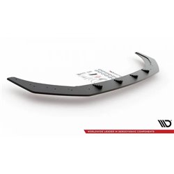Maxton - Street Pro Lame Du Pare-Chocs Avant Volkswagen Polo GTI Mk6 Noir-Rouge