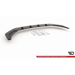 Maxton - Street Pro Lame Du Pare-Chocs Avant Volkswagen Polo GTI Mk6 Noir-Rouge