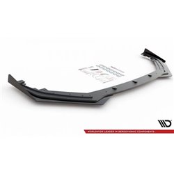 Maxton - Street Pro Lame Du Pare-Chocs Avant Toyota GR Yaris Mk4 Noir + Rabats Brillant 