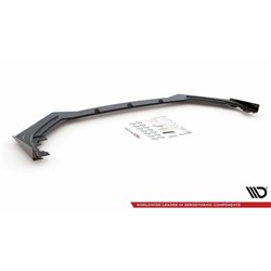 Maxton - Street Pro Lame Du Pare-Chocs Avant Toyota GR Yaris Mk4 Noir + Rabats Brillant 