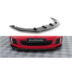 Maxton - Street Pro Lame Du Pare-Chocs Avant / Splitter V.3 Volkswagen Golf GTI Mk6 Noir