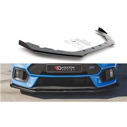 Maxton - Street Pro Lame Du Pare-Chocs Avant Ford Focus RS Mk3 Noir + Rabats Brillant