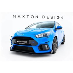 Maxton - Street Pro Lame Du Pare-Chocs Avant / Lame V.2 Ford Focus RS Mk3 Noir