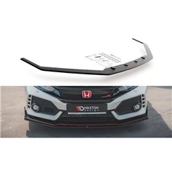 Maxton - Street Pro Lame Du Pare-Chocs Avant V.2 Honda Civic Type-R Mk10 / Mk10 Facelift Noir