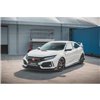 Maxton - Street Pro Lame Du Pare-Chocs Avant V.2 Honda Civic Type-R Mk10 / Mk10 Facelift Noir