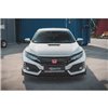 Maxton - Street Pro Lame Du Pare-Chocs Avant V.2 Honda Civic Type-R Mk10 / Mk10 Facelift Noir