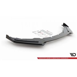Maxton - Street Pro Lame Du Pare-Chocs Avant BMW M135i F20 Noir + Rabats Brillant 