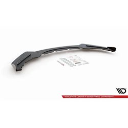 Maxton - Street Pro Lame Du Pare-Chocs Avant BMW M135i F20 Noir + Rabats Brillant 