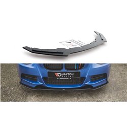 Maxton - Street Pro Lame Du Pare-Chocs Avant BMW M135i F20 Noir-Rouge