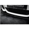 Maxton - Street Pro Lame Du Pare-Chocs Avant V.3 BMW 1 F20 M-Pack Facelift / M140i Noir + Rabats Brillant 