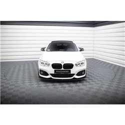 Maxton - Street Pro Lame Du Pare-Chocs Avant V.3 BMW 1 F20 M-Pack Facelift / M140i Noir
