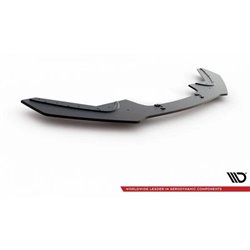 Maxton - Street Pro Lame Du Pare-Chocs Avant V.3 BMW 1 F20 M-Pack Facelift / M140i Noir
