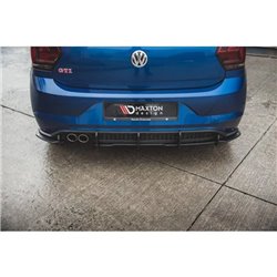 Maxton - Street Pro Diffuseur Arrière Complet Volkswagen Polo GTI Mk6 Rouge