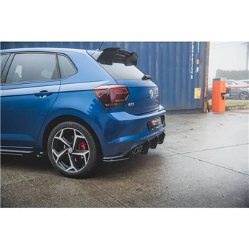 Maxton - Street Pro Diffuseur Arrière Complet Volkswagen Polo GTI Mk6 Rouge