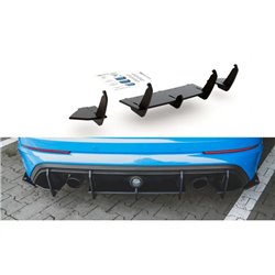 Maxton - Street Pro Central Diffuseur Arriere V.1 Ford Focus RS Mk3 Rouge