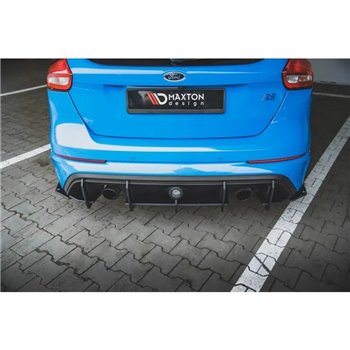 Maxton - Street Pro Central Diffuseur Arriere V.1 Ford Focus RS Mk3 Rouge