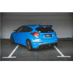 Maxton - Street Pro Central Diffuseur Arriere V.1 Ford Focus RS Mk3 Rouge