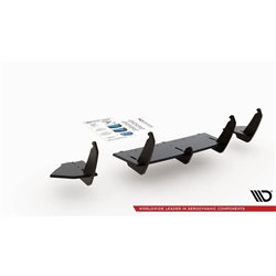 Maxton - Street Pro Central Diffuseur Arriere V.1 Ford Focus RS Mk3 Rouge