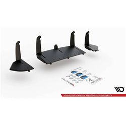 Maxton - Street Pro Central Diffuseur Arriere V.1 Ford Focus RS Mk3 Noir