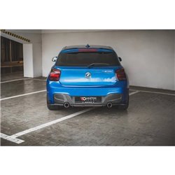 Maxton - Street Pro Central Diffuseur Arriere BMW M135i F20 Noir-Rouge
