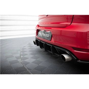 Maxton - Sport Durabilité Central Diffuseur Arriere V.2 Volkswagen Golf GTI Mk6 Noir