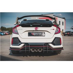 Maxton - Street Pro Diffuseur Arrière Complet V.2 Honda Civic Type-R Mk10 / Mk10 Facelift Noir