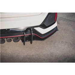 Maxton - Street Pro Diffuseur Arrière Complet V.2 Honda Civic Type-R Mk10 / Mk10 Facelift Noir