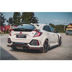 Maxton - Street Pro Diffuseur Arrière Complet V.2 Honda Civic Type-R Mk10 / Mk10 Facelift Noir