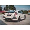 Maxton - Street Pro Diffuseur Arrière Complet V.2 Honda Civic Type-R Mk10 / Mk10 Facelift Noir