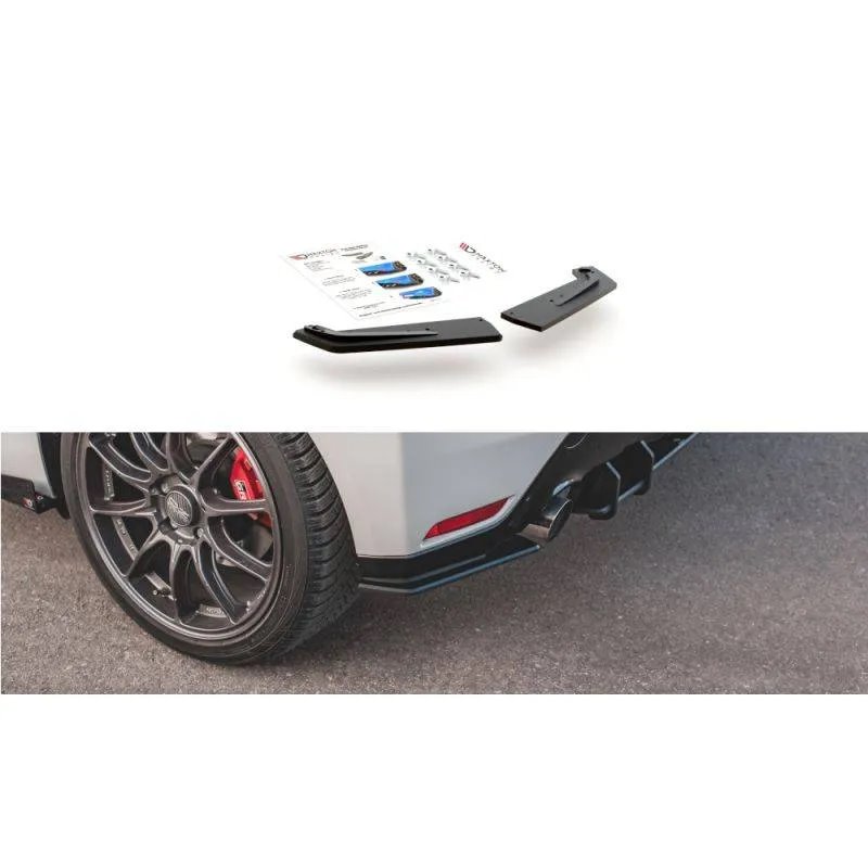 Maxton - Street Pro Lame Du Pare Chocs Arriere Toyota GR Yaris Mk4 Noir