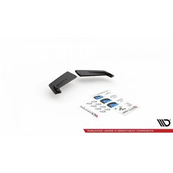 Maxton - Street Pro Lame Du Pare Chocs Arriere Toyota GR Yaris Mk4 Noir-Rouge