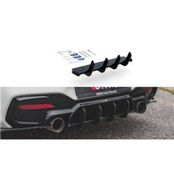 Maxton - Street Pro Central Diffuseur Arriere V.4 BMW M140i Noir