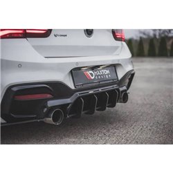 Maxton - Street Pro Central Diffuseur Arriere V.4 BMW M140i Rouge