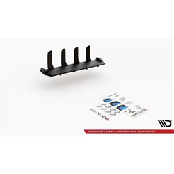 Maxton - Street Pro Central Diffuseur Arriere V.4 BMW M140i Rouge
