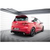 Maxton - Sport Durabilité Central Diffuseur Arriere V.2 Volkswagen Golf GTI Mk6 Rouge