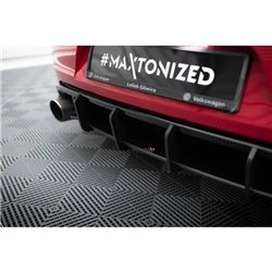 Maxton - Sport Durabilité Central Diffuseur Arriere V.2 Volkswagen Golf GTI Mk6 Rouge