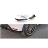 Maxton - Street Pro Lame Du Pare Chocs Arriere Toyota GR Yaris Mk4 Noir-Rouge + Rabats Brillant