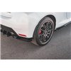 Maxton - Street Pro Lame Du Pare Chocs Arriere Toyota GR Yaris Mk4 Noir-Rouge + Rabats Brillant