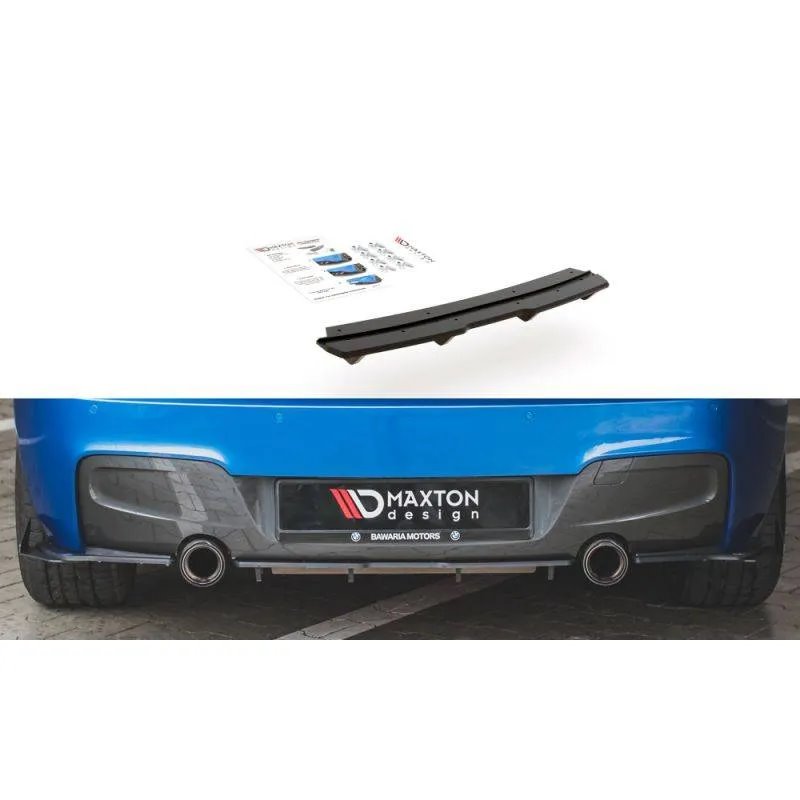 Maxton - Street Pro Central Diffuseur Arriere BMW M135i F20 Rouge