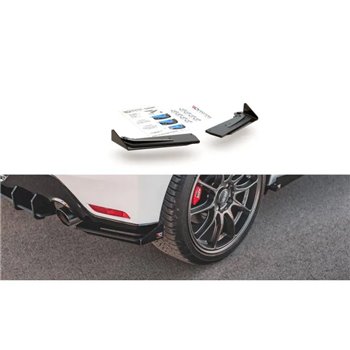 Maxton - Street Pro Lame Du Pare Chocs Arriere Toyota GR Yaris Mk4 Noir + Rabats Brillant