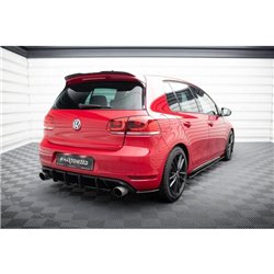 Maxton - Street Pro Lame Du Pare Chocs Arriere Volkswagen Golf GTI Mk6 Noir