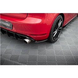Maxton - Street Pro Lame Du Pare Chocs Arriere Volkswagen Golf GTI Mk6 Noir