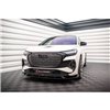 Maxton - Lame Du Pare-Chocs Avant V.2 Audi Q4 e-tron Sportback S-line Mk1 Noir Brillant