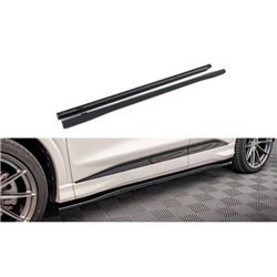 Maxton - Rajouts Des Bas De Caisse Audi Q4 e-tron Sportback S-line Mk1 Noir Brillant