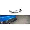 Maxton - Street Pro Lame Du Pare Chocs Arriere BMW M135i F20 Noir-Rouge + Rabats Brillant