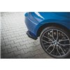 Maxton - Street Pro Lame Du Pare Chocs Arriere BMW M135i F20 Noir-Rouge + Rabats Brillant