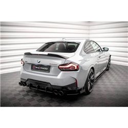 Maxton - Le prolongement de la lunette arrière BMW 2 Coupe G42 / M2 G87 Noir Brillant