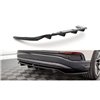 Maxton - Arriere Splitter (avec une barre verticale) Audi Q4 e-tron Sportback S-line Mk1 Noir Brillant
