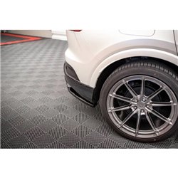 Maxton - Arriere Lame (avec une barre verticale) Audi Q4 e-tron Sportback S-line Mk1 Noir Brillant